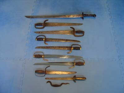 More Ching dynasty antique butterfly swords on display at the Queensland Wing Chun Fu Academy
