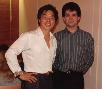 William Cheung and Ian Protheroe 1985 in Melbourne
